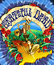 Grateful Dead Art by Danielle Figel T-Shirt Design Jerry Garcia Grateful Dead Skeleton Art
